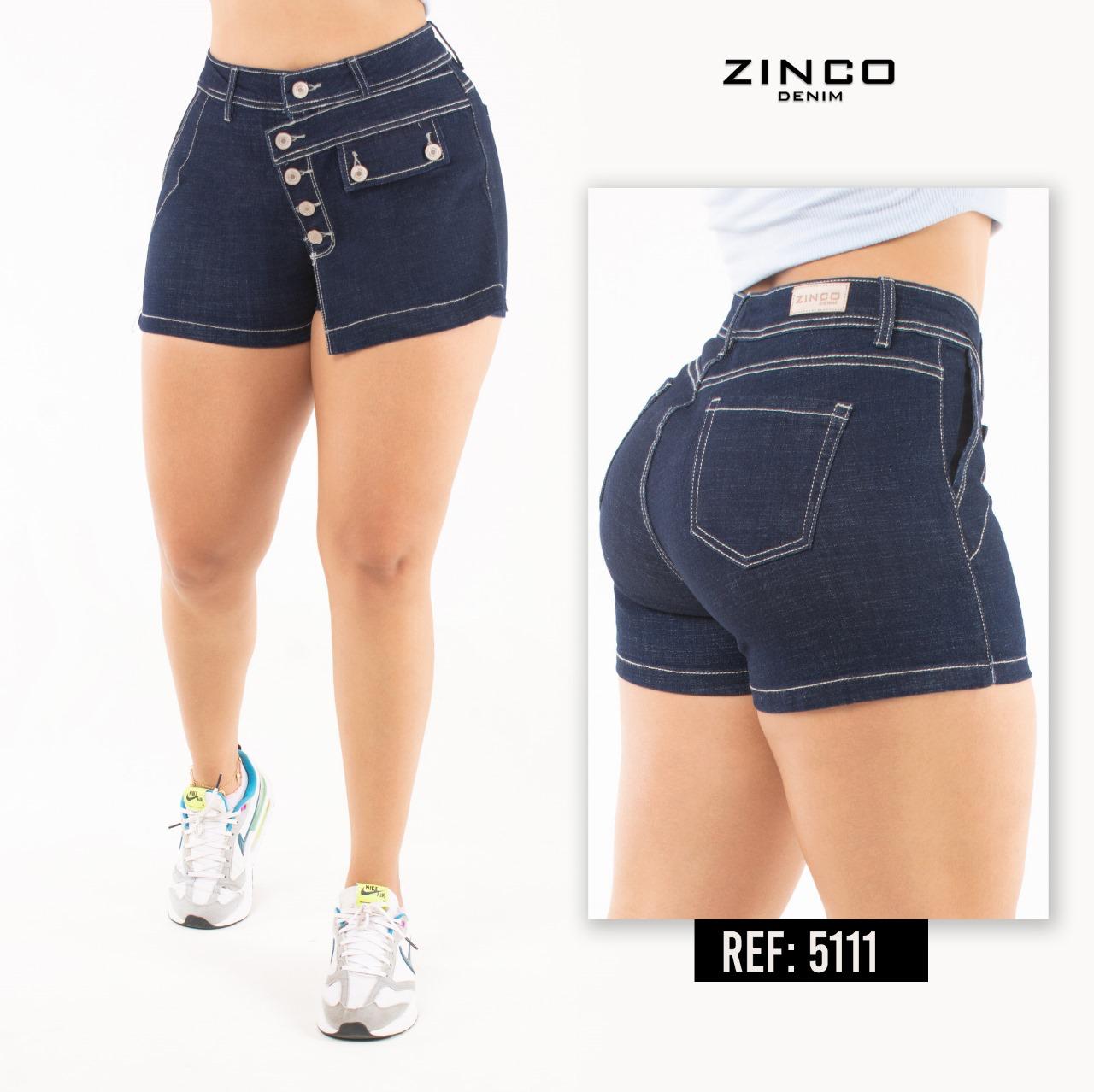 NUEVA FALDA SHORT, TIRO MEDIO CON DISEÑO DELANTERO REF 5111