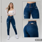 NUEVO JEANS PRETINA ALTA, CONTROL ABDOMEN LEVANTA COLA  REF-J5516