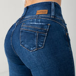 JEANS SKINNY,  PRETINA ALTA CON BOLSILLOS FUNCIONALES REF:5525