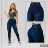 JEANS CLASICO SKINNY, TIRO ALTO, CON COSTURA EN EL BOLSILLO REF:J5530