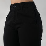 JEANS CULOTTE, CON RIBETES EN LA PARTE DELANTERA REF:5547