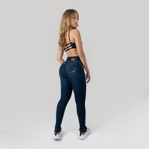 JEAN SKINNY, PRETINA ALTA, CON BOLSILLOS FUNCIONALES STRECH REF:J5545