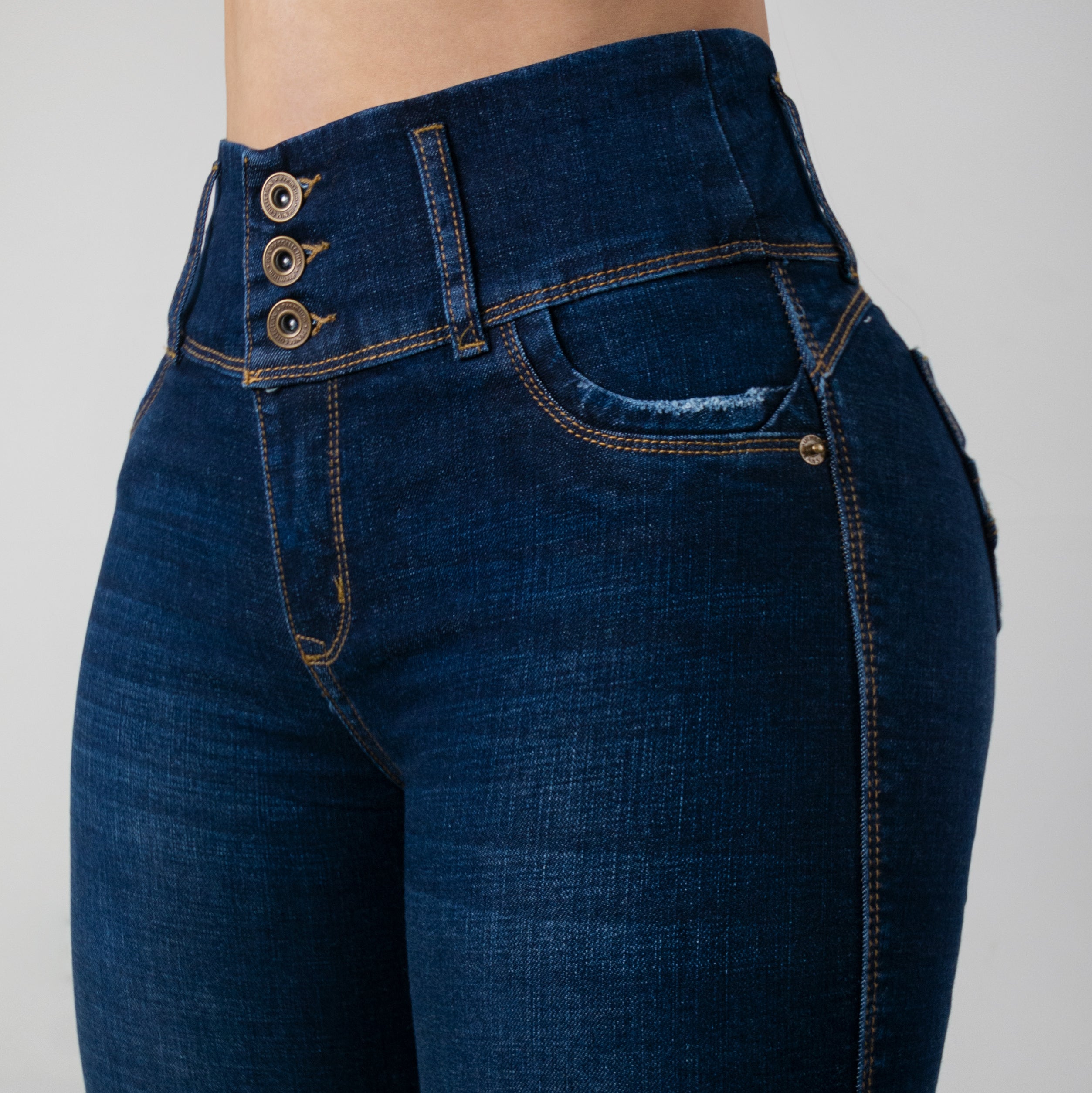 JEAN SKINNY, PRETINA ALTA, CON BOLSILLOS FUNCIONALES STRECH REF:J5545