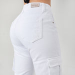 NUEVO JEANS TENDENCIA CARGO, TIRO ALTO  REF: 5549