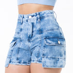 SHORT TIRO ALTO, CON BOLSILLOS EN COSTADO