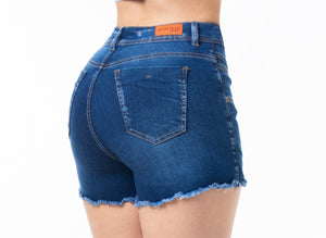 NUEVA FALDA SHORT STRECH,  TIRO ALTO DISEÑO DELANTERO REF:FS5104