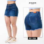 NUEVA FALDA SHORT STRECH,  TIRO ALTO DISEÑO DELANTERO REF:FS5104